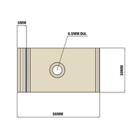 34-030-3 MODULAR SOLUTIONS SUPPORT ANGLE BRACKET<BR>30 SERIES FLOOR FASTENING W/ HARDWARE